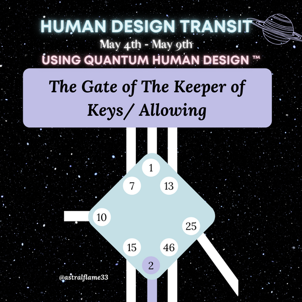 Gate 2 Human Design Transit